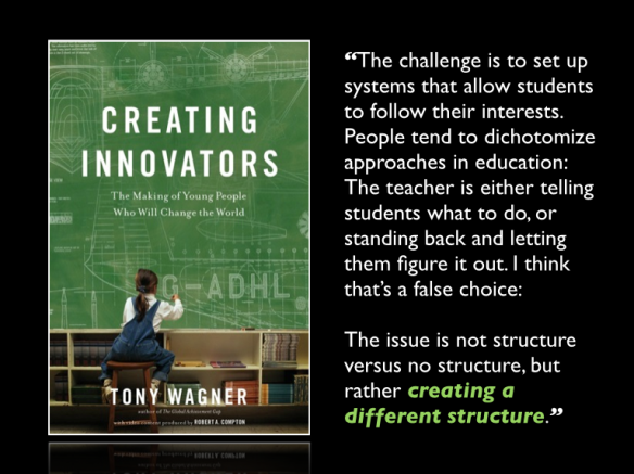 Creating Innovators - Structure